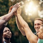 high-five-basketball-teamwork-success-hands-motivation-target-goal-winner-mindset-vision-team-training-win-game-sports-competition-health-fitness-exercise-wellness