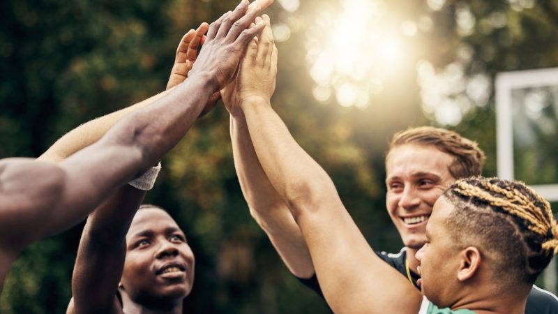 high-five-basketball-teamwork-success-hands-motivation-target-goal-winner-mindset-vision-team-training-win-game-sports-competition-health-fitness-exercise-wellness